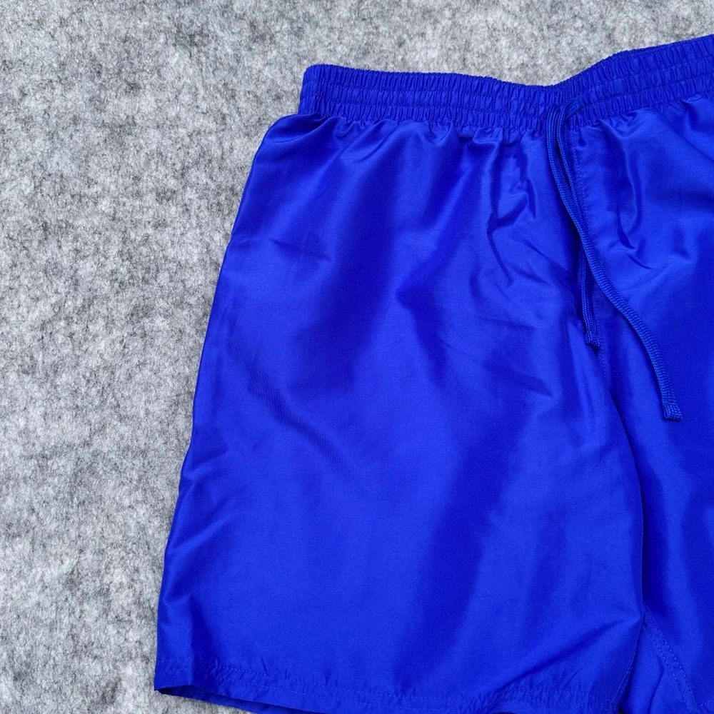 Nike Mens Swim Trunks Navy Blue Pink Pixel Logo Graphic Shorts NESSD514KO M